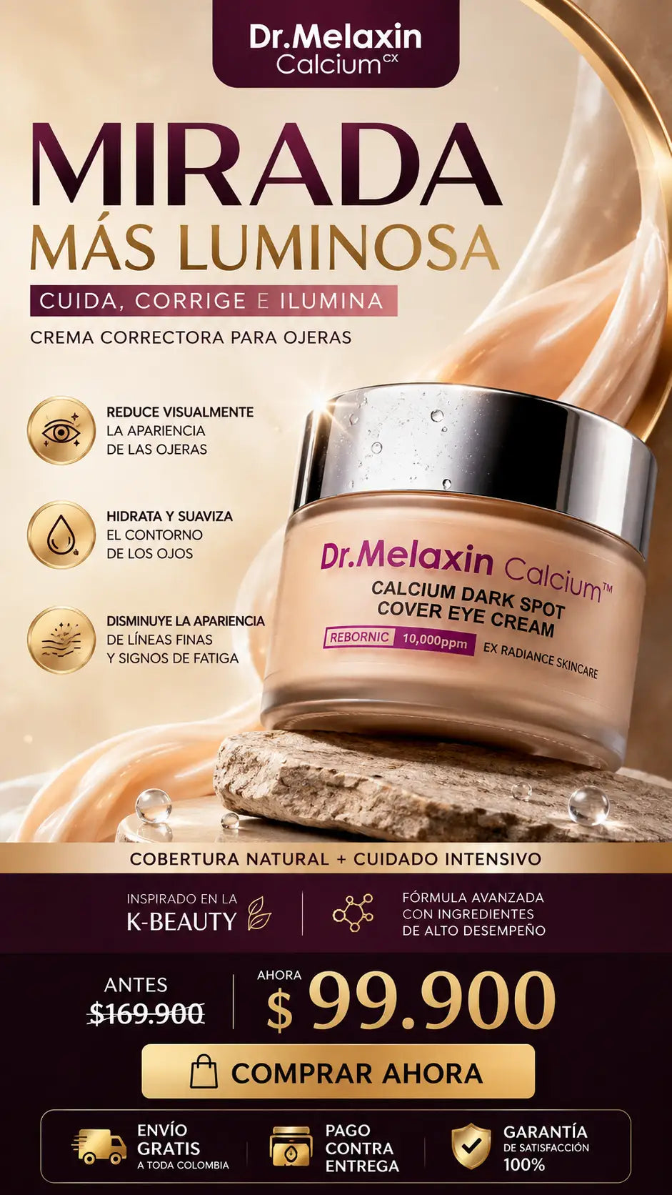 CORRECTOR ILUMINADOR PARA OJERAS