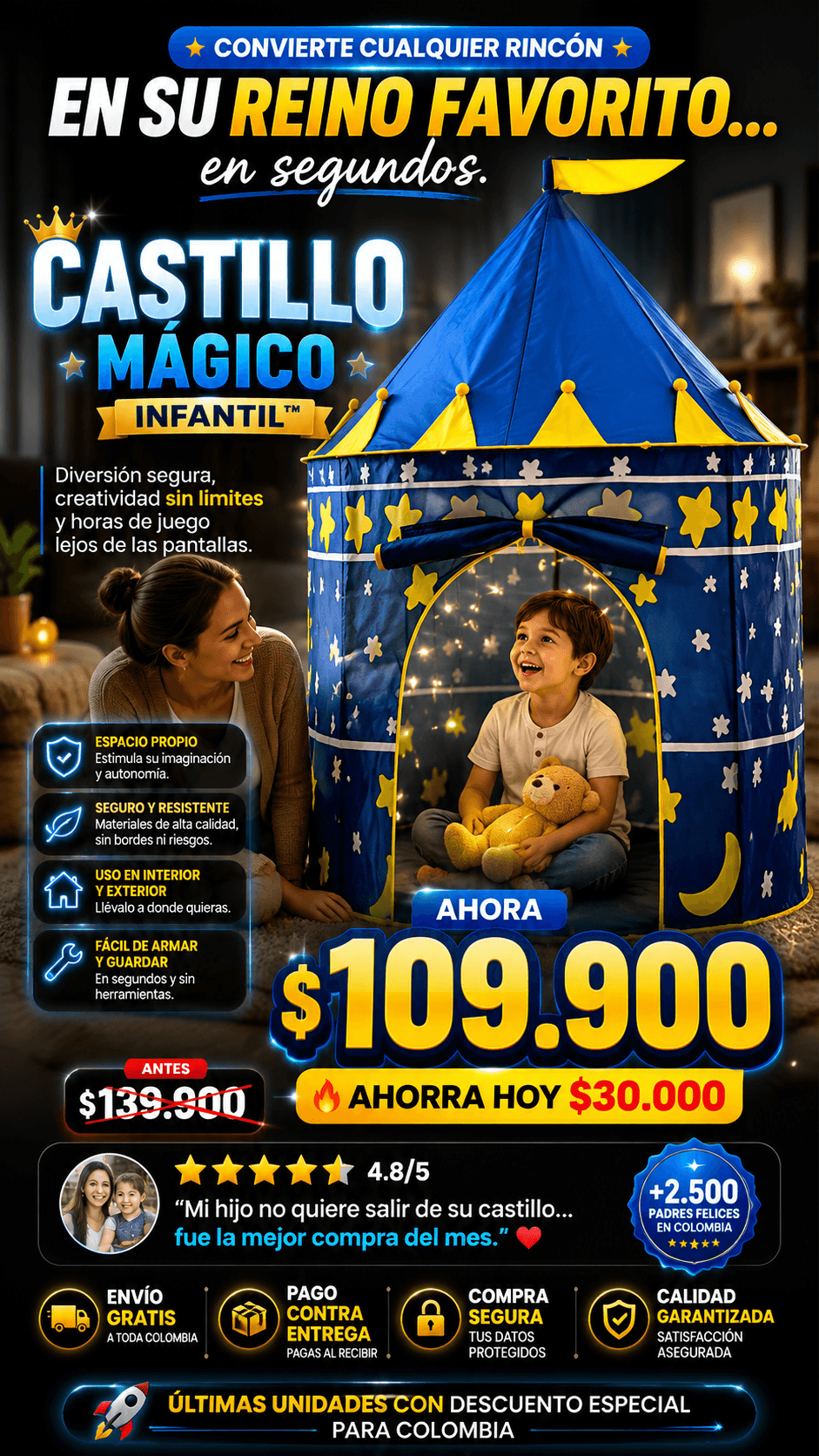 CARPA CASTILLO INFANTIL
