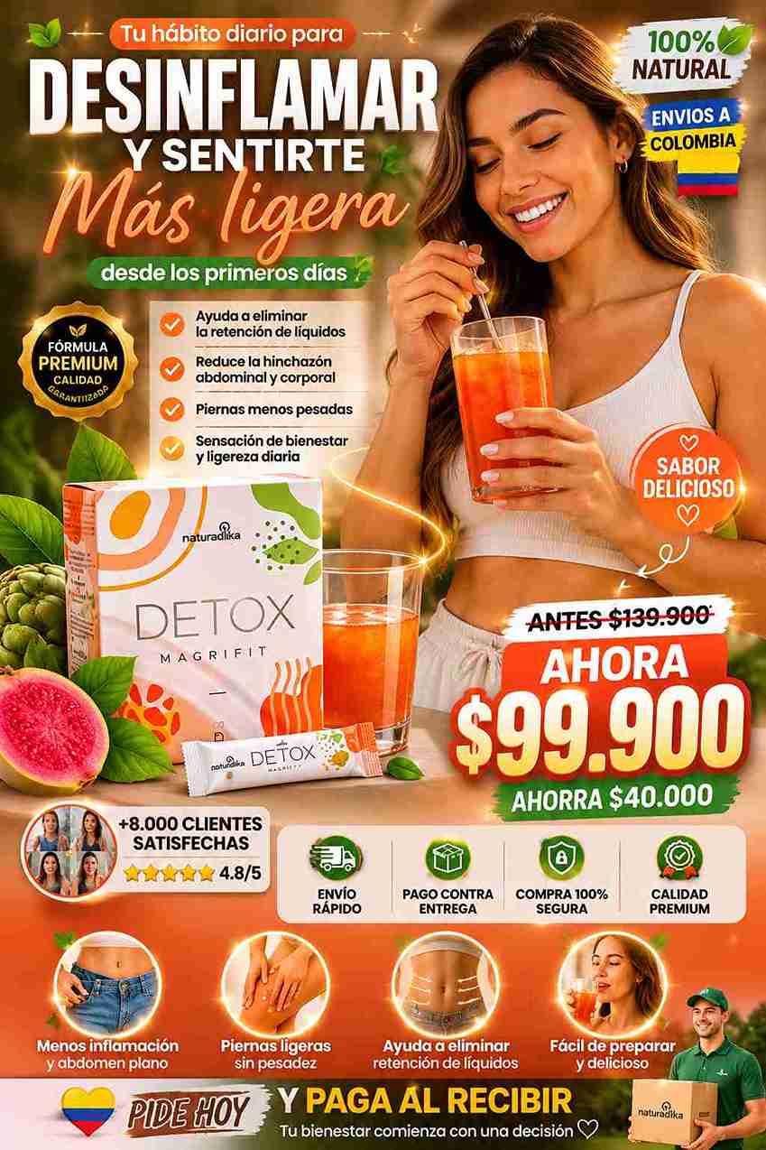DIURÉTICO NATURAL PARA LA RETENCIÓN DE LÍQUIDOS (20 SOBRES)