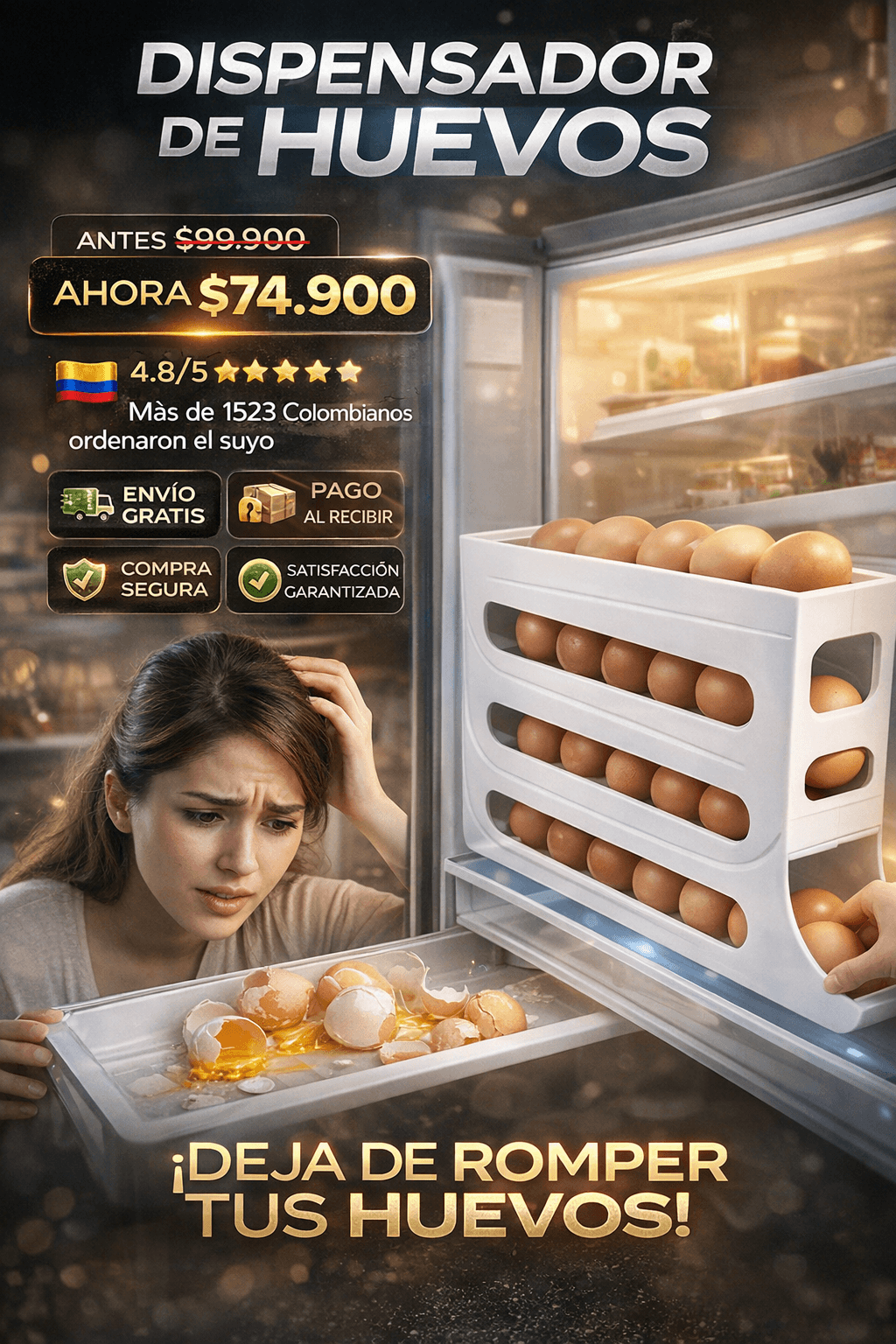 ORGANIZADOR DE HUEVOS