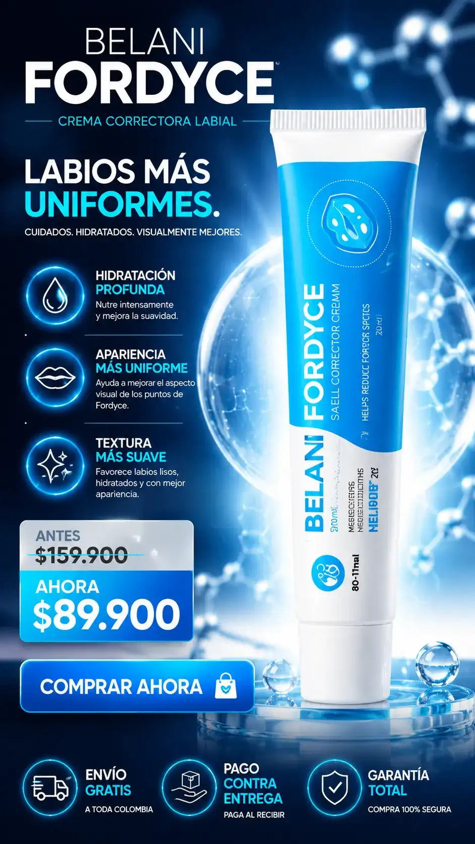 CREMA HIDRATANTE REPARADORA PARA LABIOS