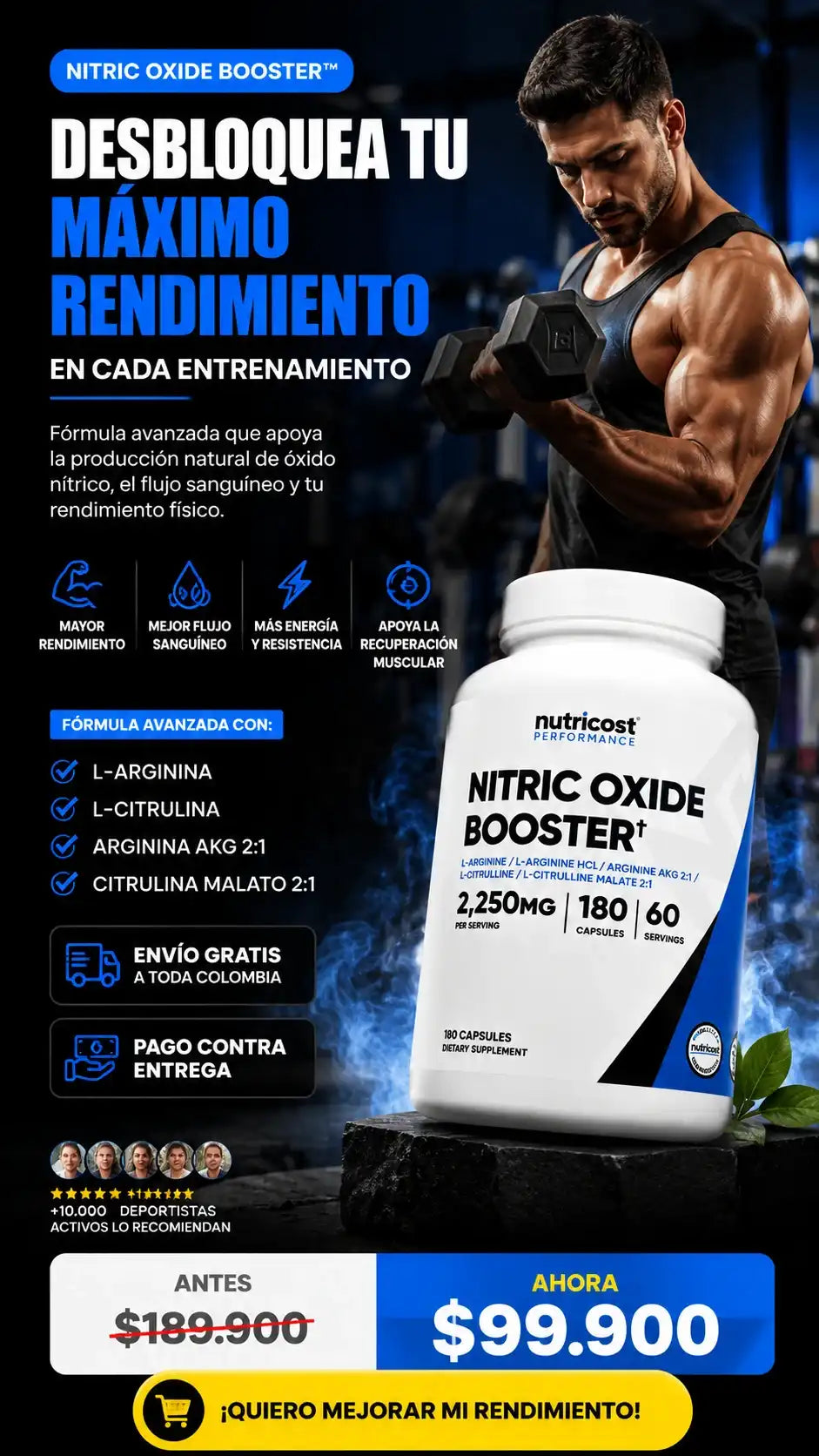 POTENCIADOR DE RENDIMIENTO MUSCULAR