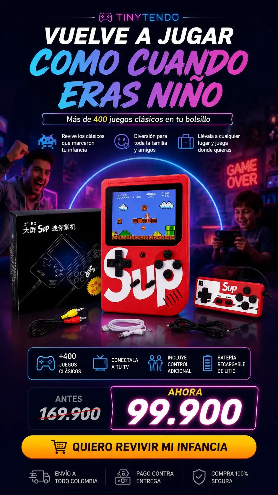 CONSOLA RETROPLAY + 400 JUEGOS
