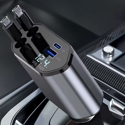 CARGADOR PARA CARRO 4 EN 1