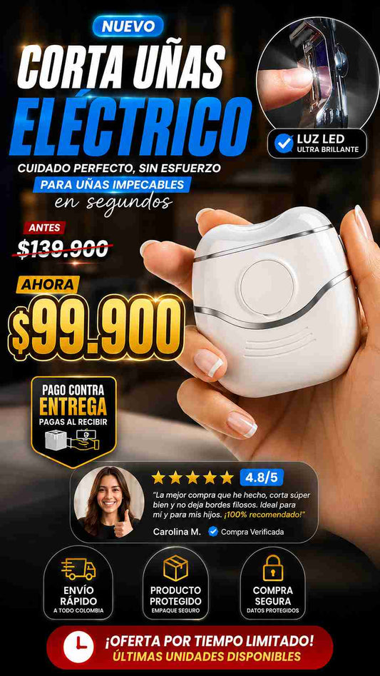 CORTA UÑAS ELECTRICO PORTATIL