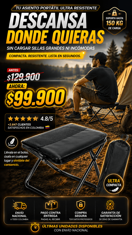 SILLA CAMPING PLEGABLE
