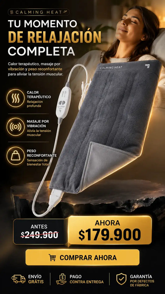 MANTA TÉRMICA CON MASAJE