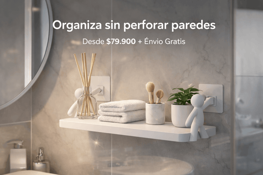 REPISA FLOTANTE CON VENTOSAS