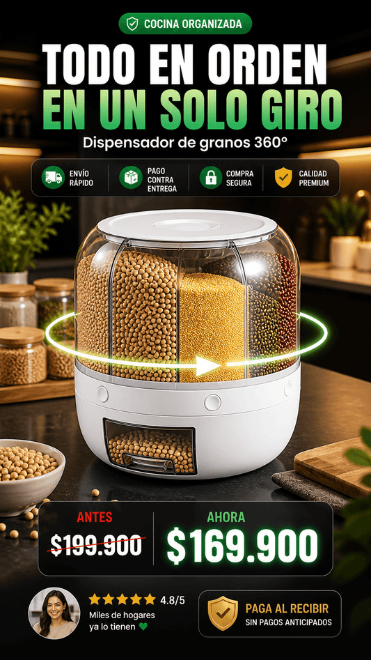 ORGANIZADOR PARA GRANOS 360