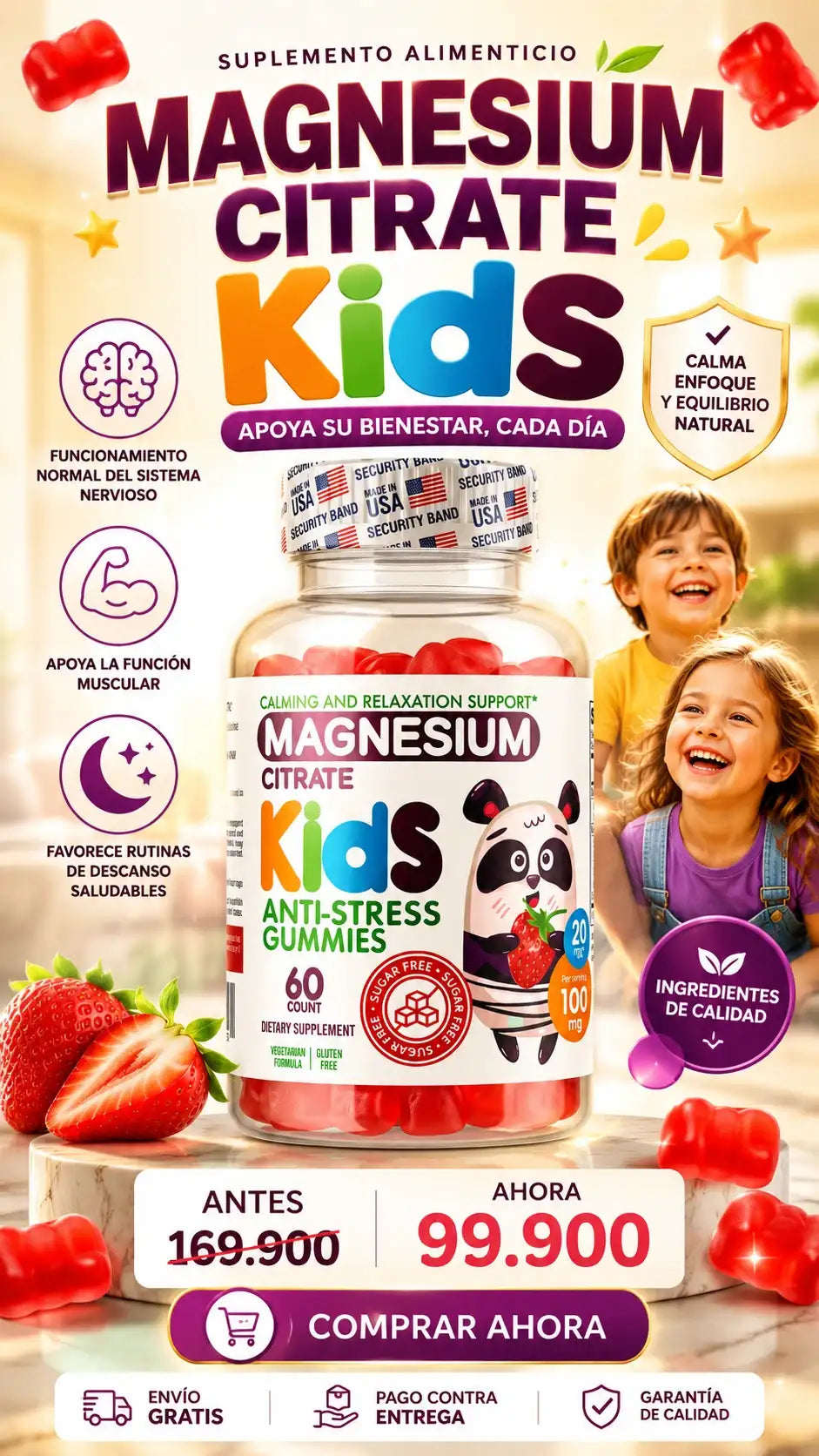 GOMITAS DE MAGNESIO PARA NIÑOS