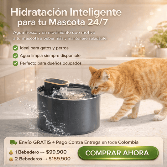 BEBEDERO DE AGUA PARA MASCOTAS