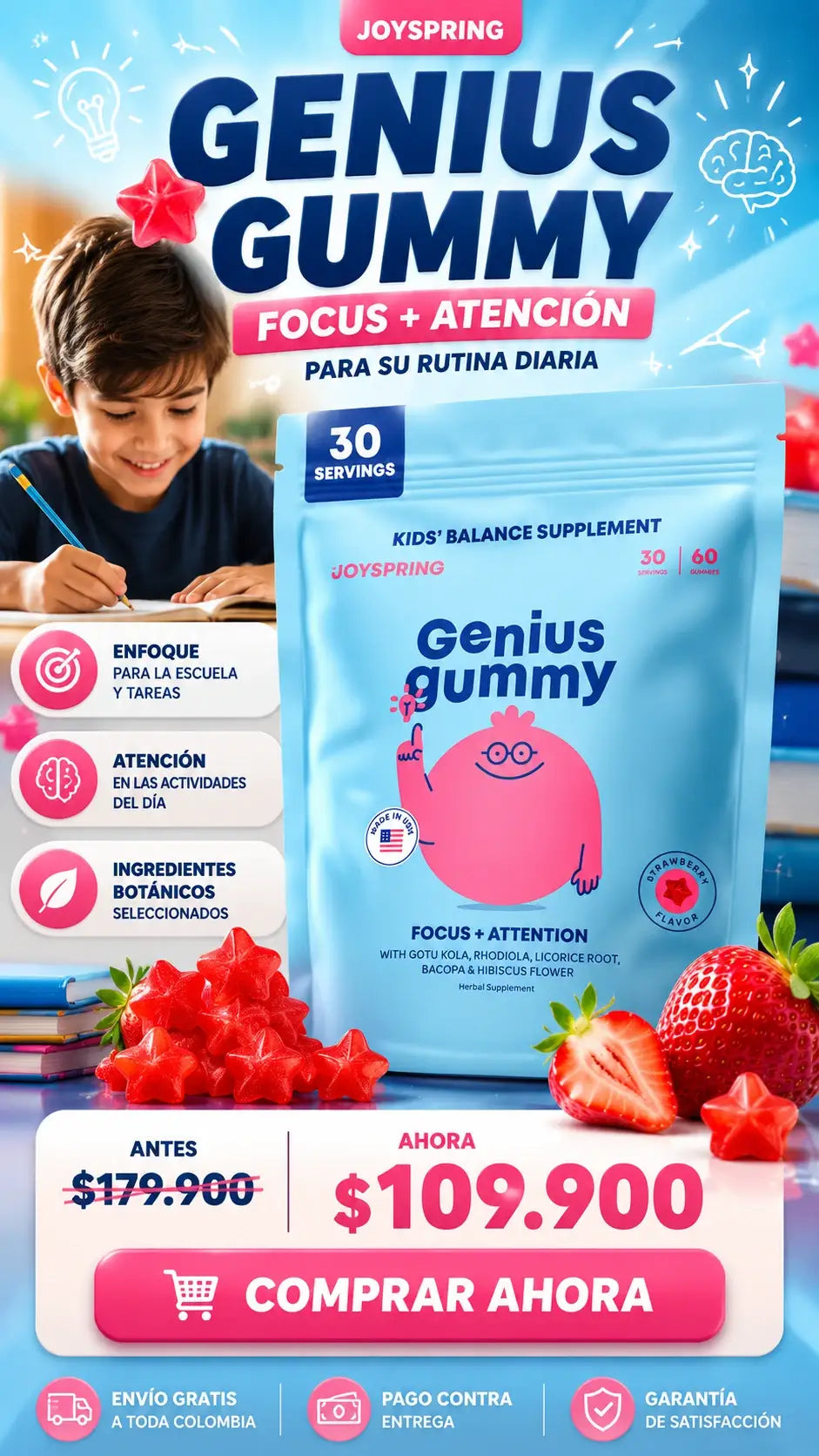 GOMITAS PARA EL ENFOQUE INFANTIL