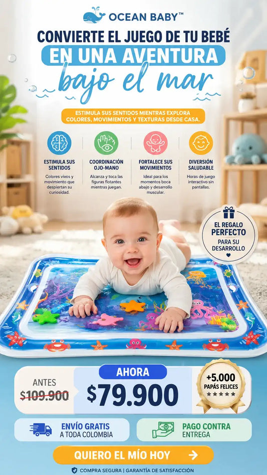 COLCHONETA DE AGUA PARA BEBÉS