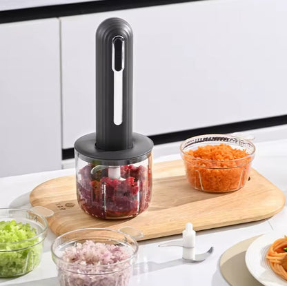 PICATODO ELECTRICO + UTENSILIOS DE BAMBÚ X6